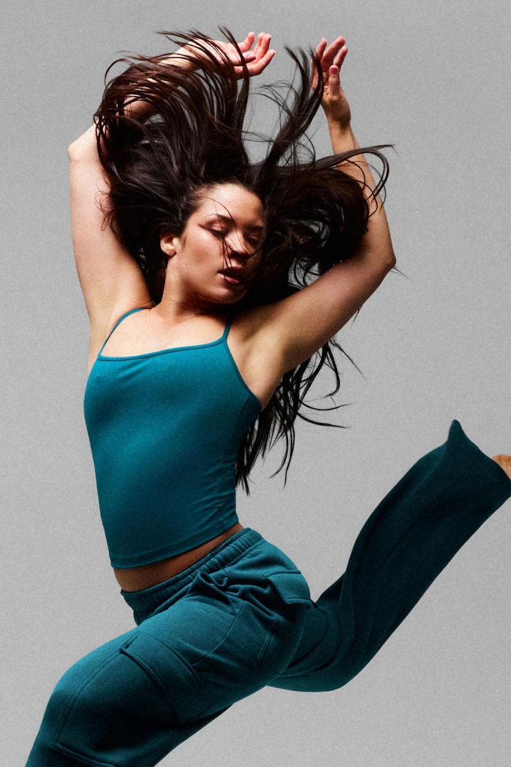 Sleek Scoop Cami Top BLUE