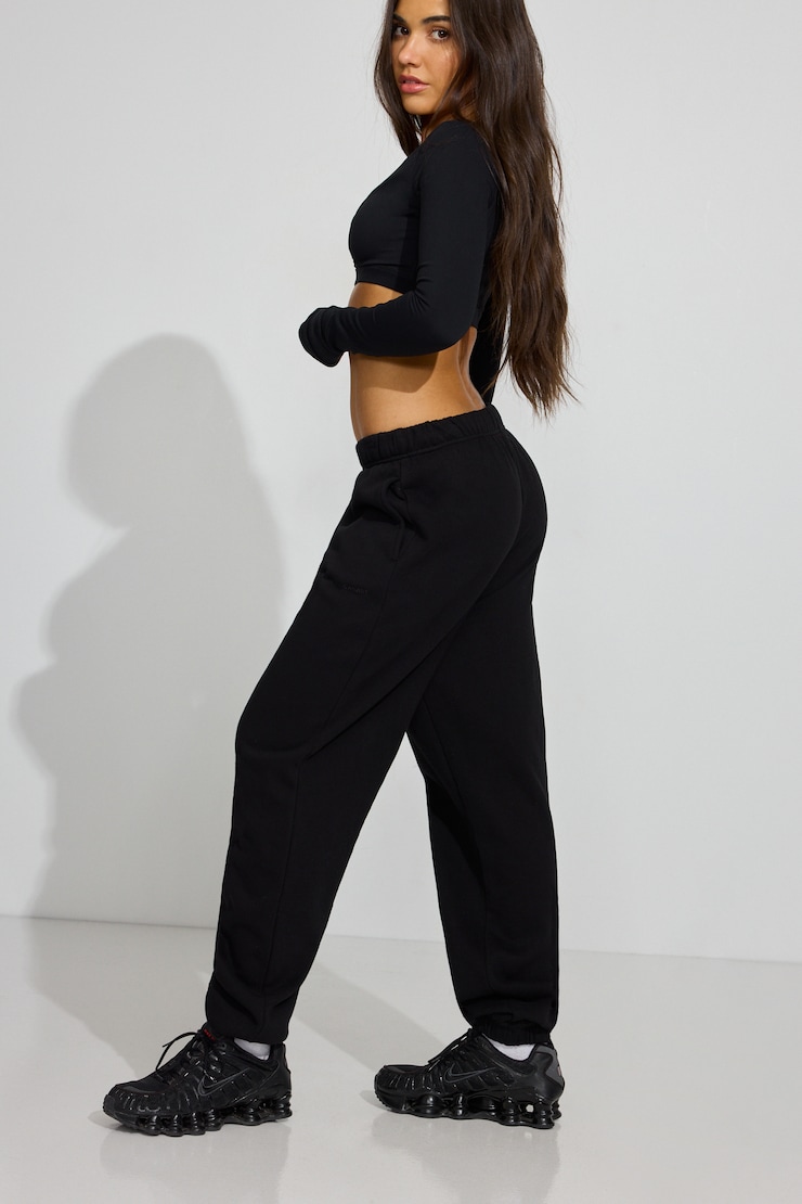 UltraFleece Boyfriend Sweatpants Black