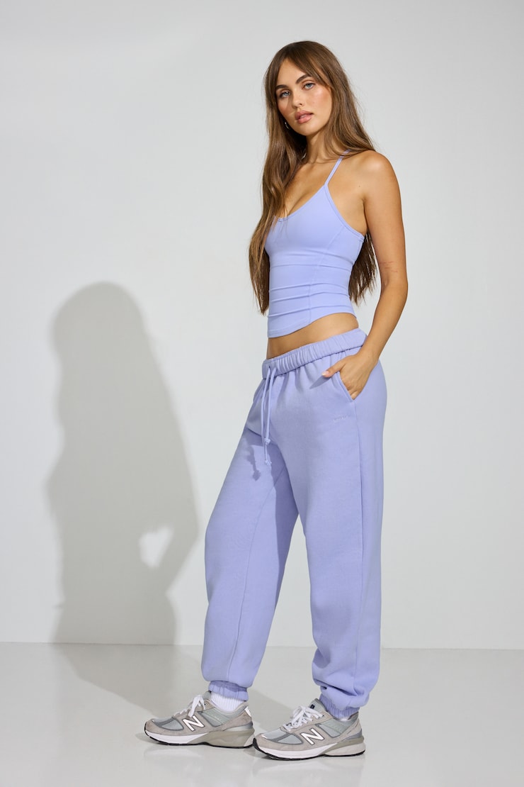 UltraFleece Boyfriend Sweatpants Purple